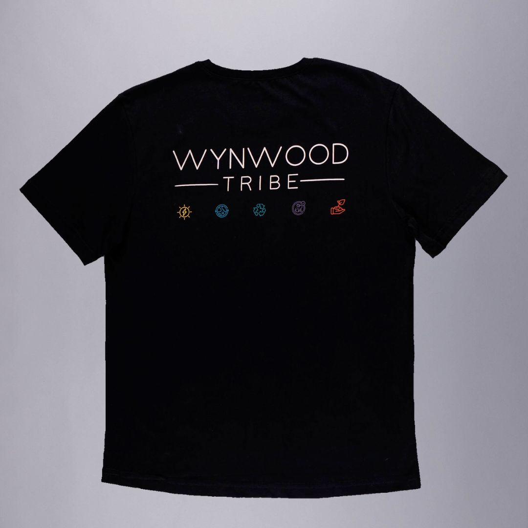 WYNWOOD TRIBE MEN'S T-SHIRT BLACK