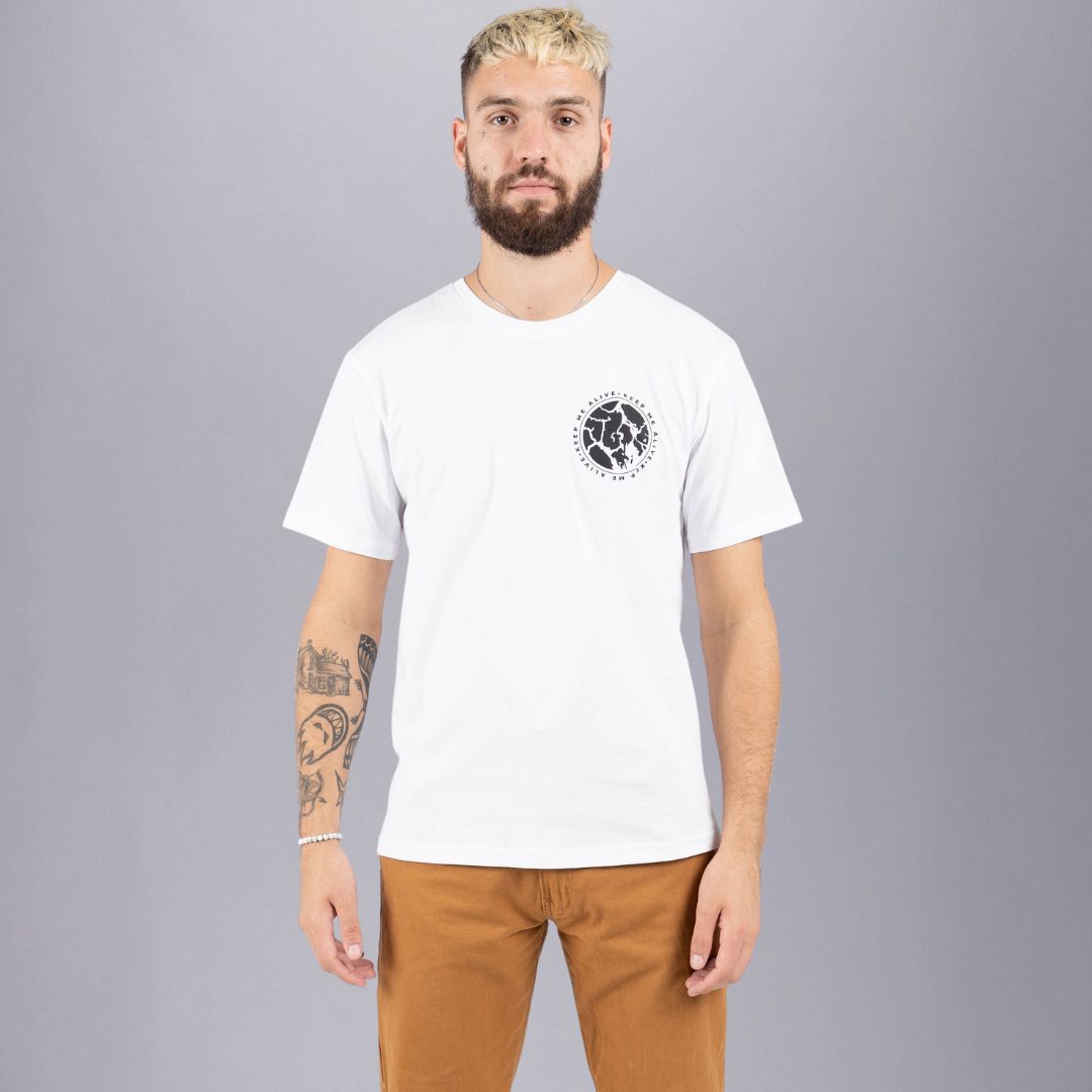 WYNWOOD TRIBE MEN'S T-SHIRT WHITE