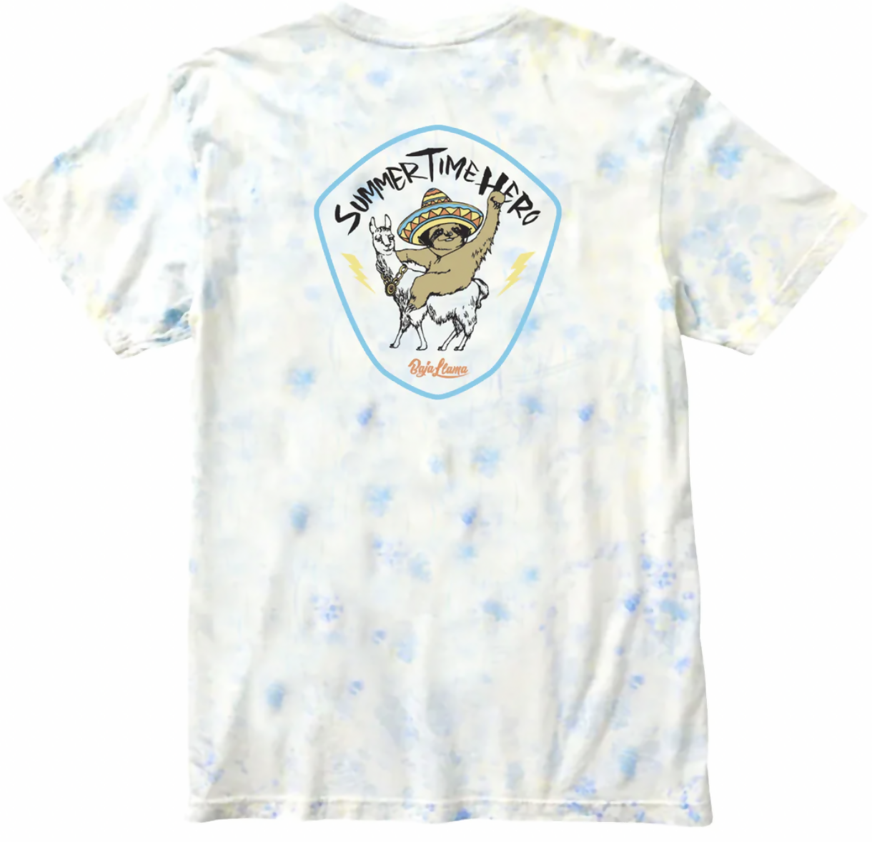 SUMMERTIME HERO - TIE DYE PRIMO GRAPHIC TEE