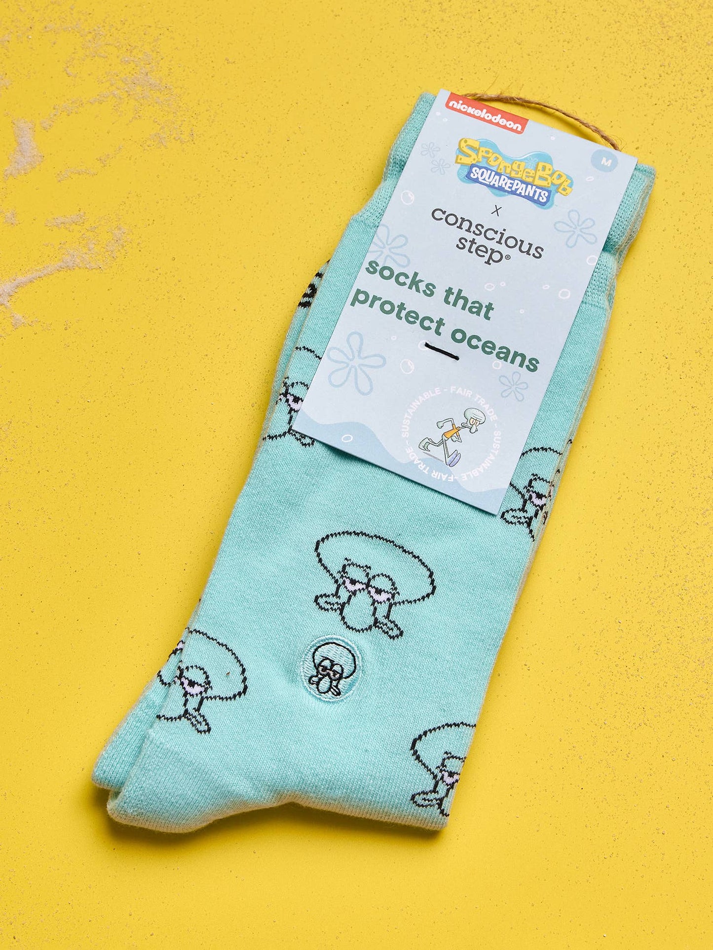 Squidward Socks that Protect Oceans M