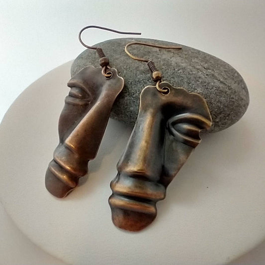 Piccadilly Pendants - Boho Face Earrings