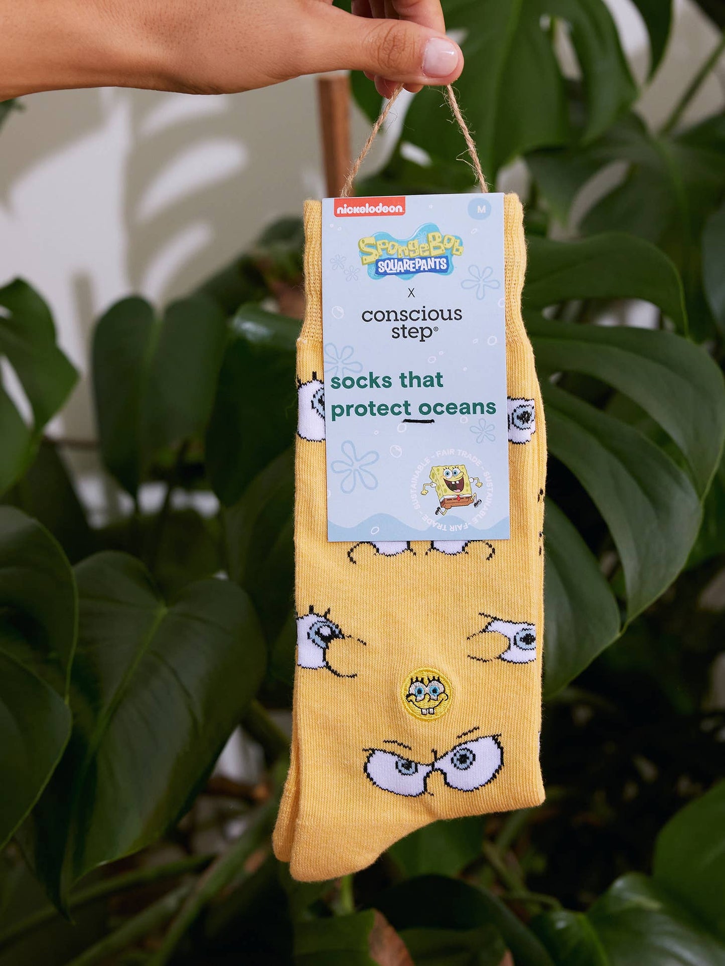 Spongebob Socks That Protect Oceans M